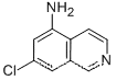Molecular Structure of 608515-70-4 (5-Isoquinolinamine,7-chloro-(9CI))